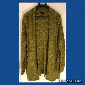 Long Tall Sally Open Front Duster Cardigan Sweater